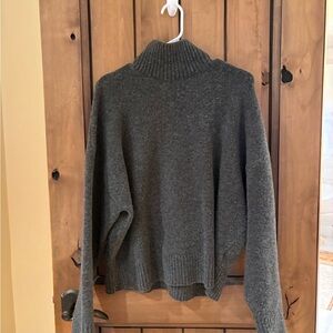 Zara Charcoal Turtleneck Sweater
